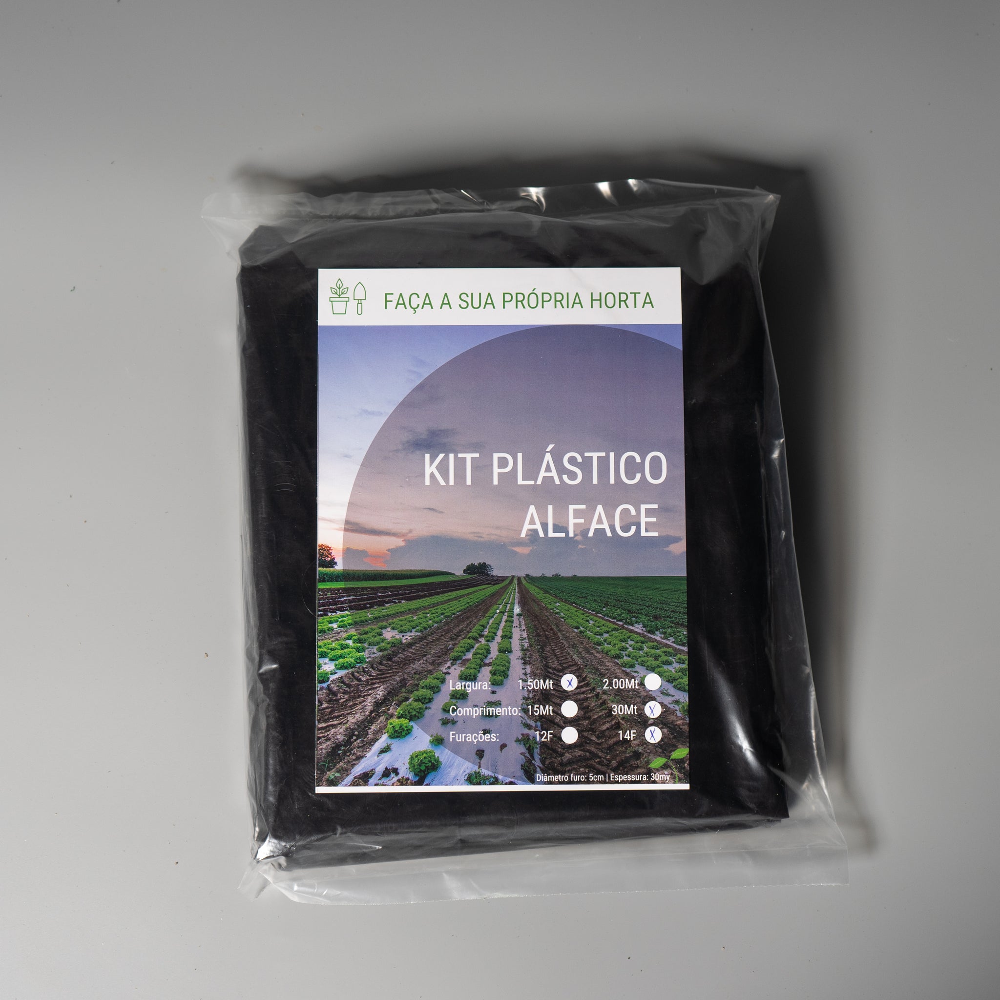 Kit Plástico Solo | Alface
